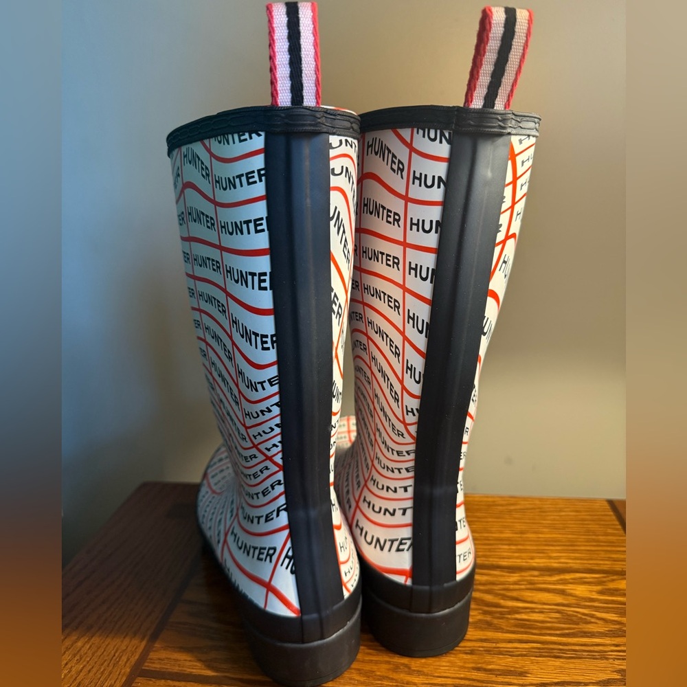 Hunter Logo Women’s Rain Boots size 8 Play Boot Sonic Logo - Picture 5 of 13